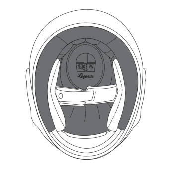 Interior casco AGV Interior X3000 Interior casco AGV Interior X3000
